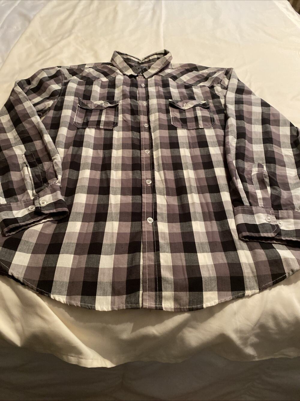 Straight Forward Men’s Long Sleeve Button Down Shirt X-Large
